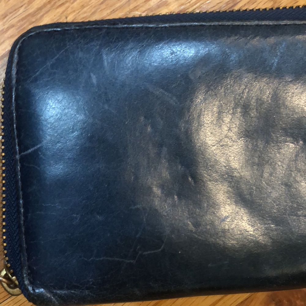 Tory Burch blue Long card wallet with change purse - Picture 8 of 10